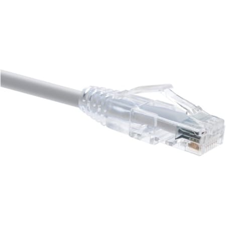 Unirise Usa GROUP 3 FOOT CAT6 SNAGLESS CLEARFIT PATCH CABLE GRAY -  CAT6 PATCH CABLE CAT 10028